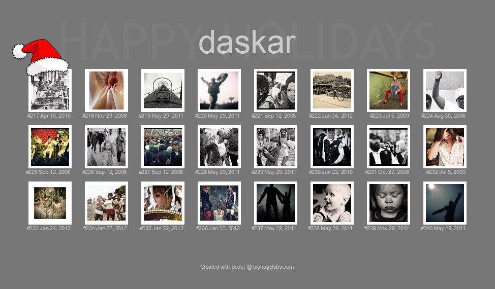 Find your photos in Flickr's Explore pages. Make a unique poster to show the world your achievement.