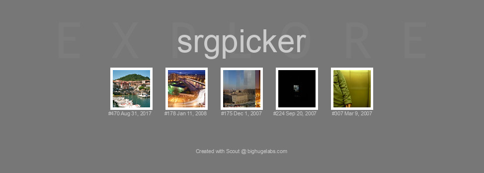 Find your photos in Flickr's Explore pages. Make a unique poster to show the world your achievement.