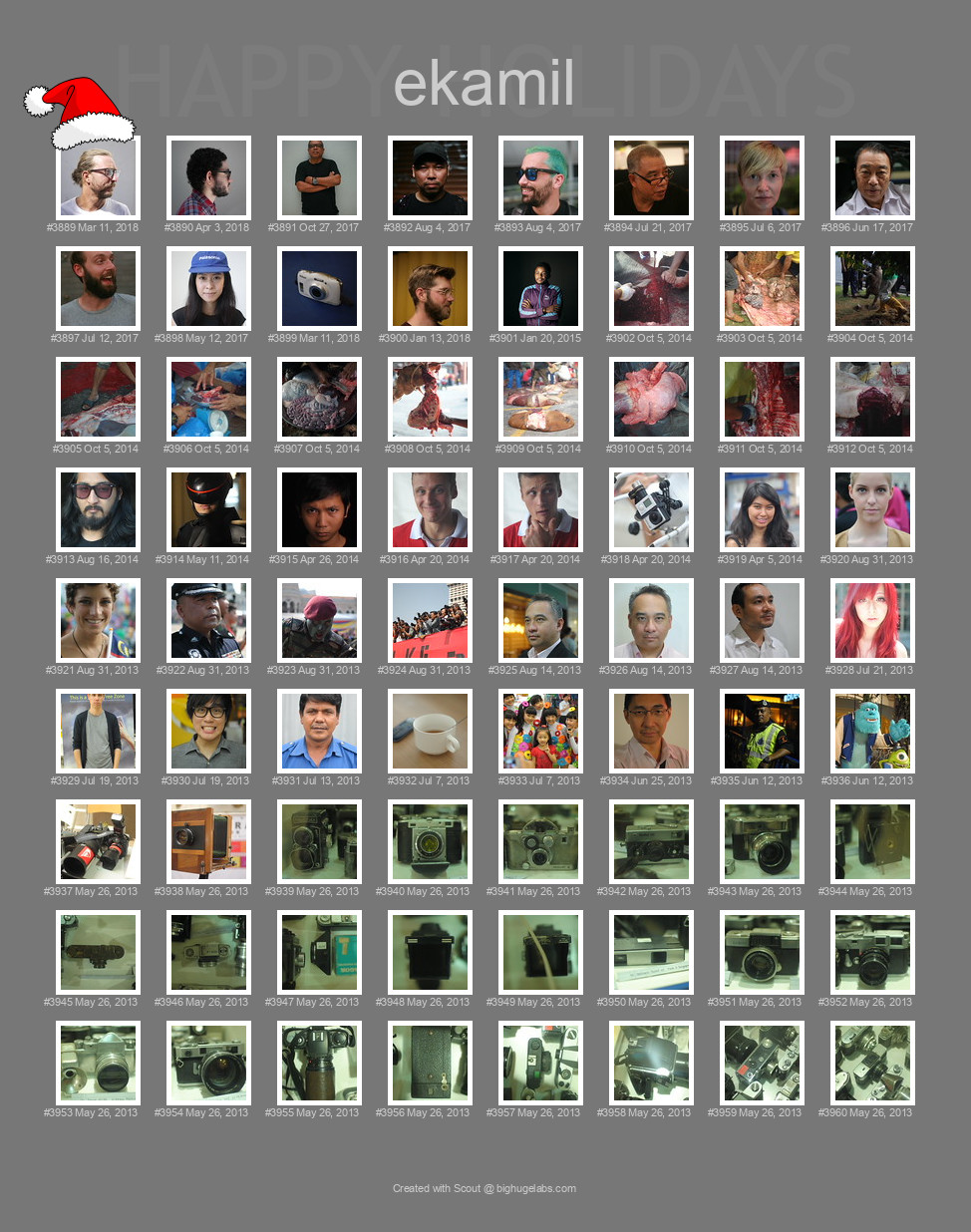 Find your photos in Flickr's Explore pages. Make a unique poster to show the world your achievement.