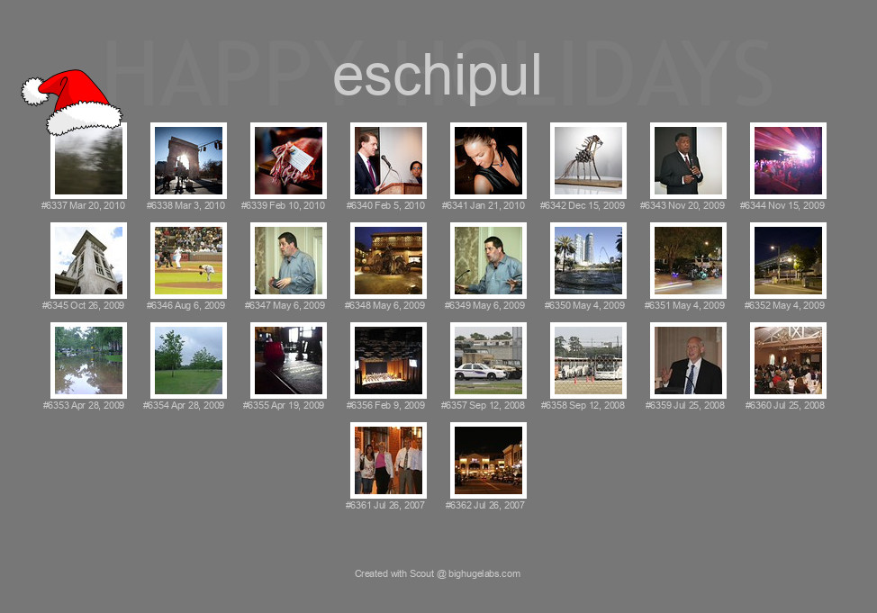 Find your photos in Flickr's Explore pages. Make a unique poster to show the world your achievement.