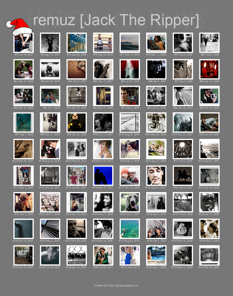 Find your photos in Flickr's Explore pages. Make a unique poster to show the world your achievement.