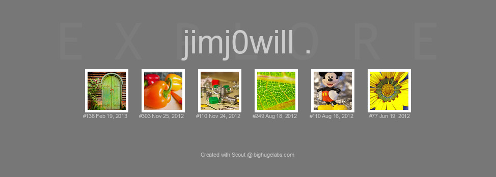 Find your photos in Flickr's Explore pages. Make a unique poster to show the world your achievement.