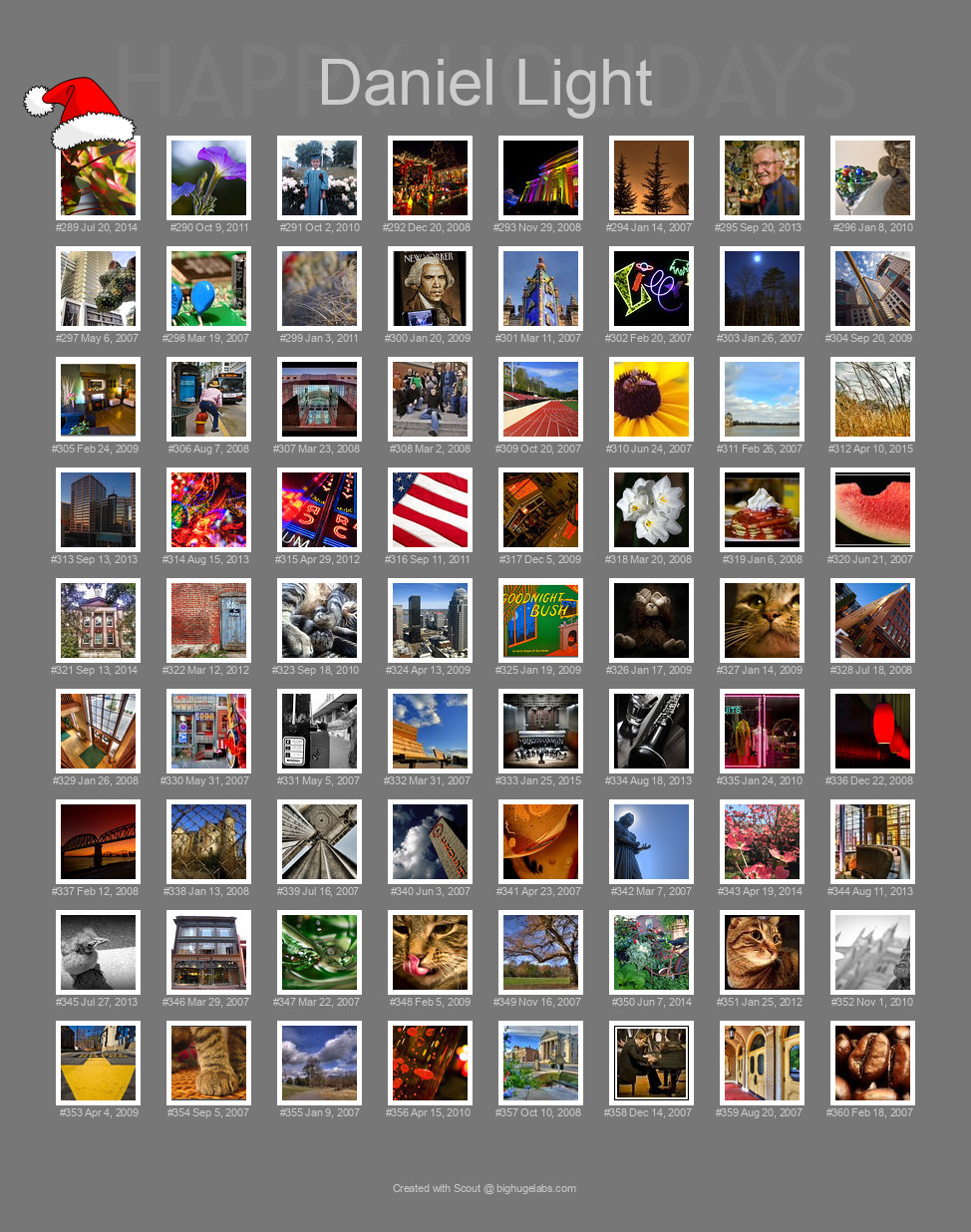 Find your photos in Flickr's Explore pages. Make a unique poster to show the world your achievement.