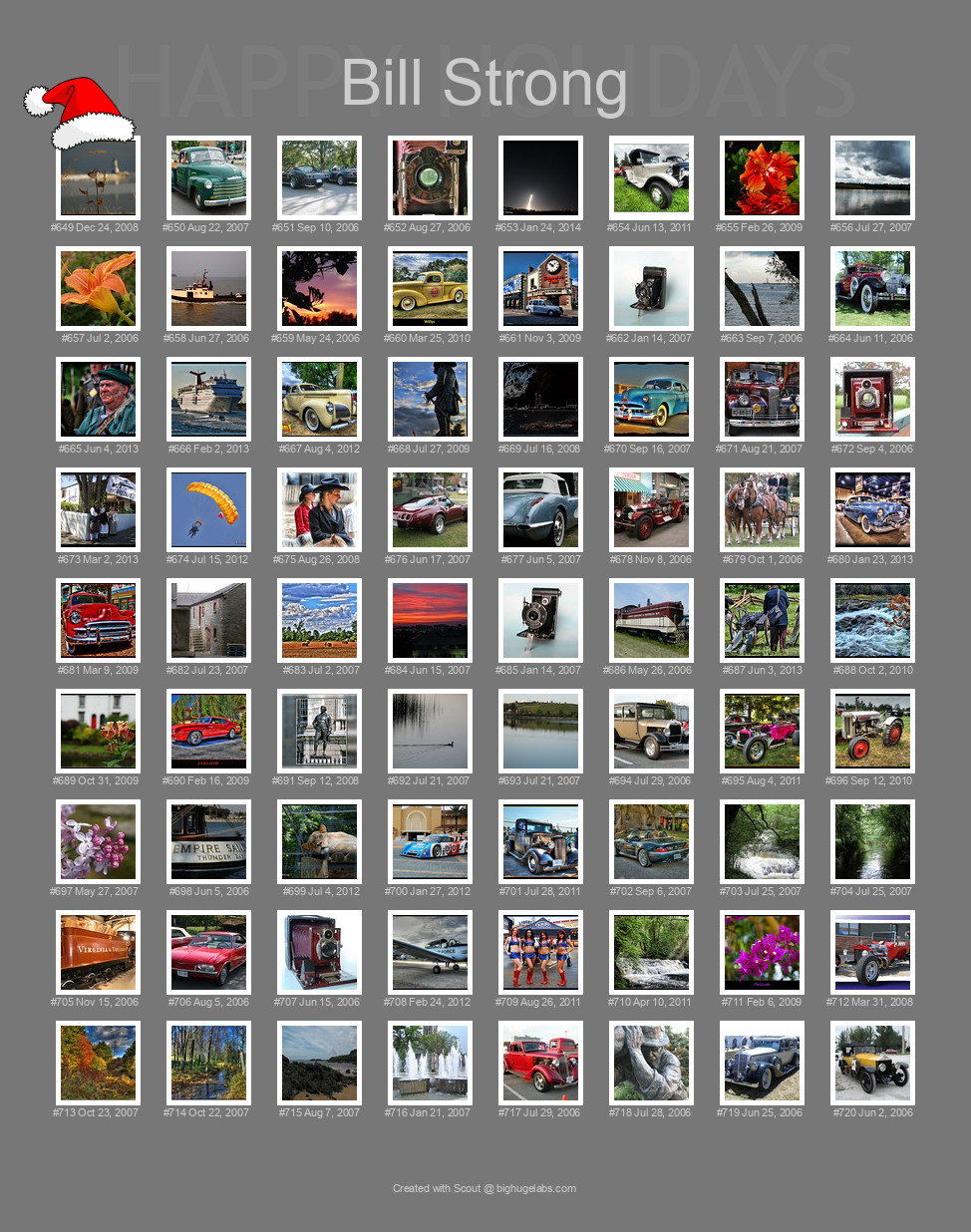 Find your photos in Flickr's Explore pages. Make a unique poster to show the world your achievement.