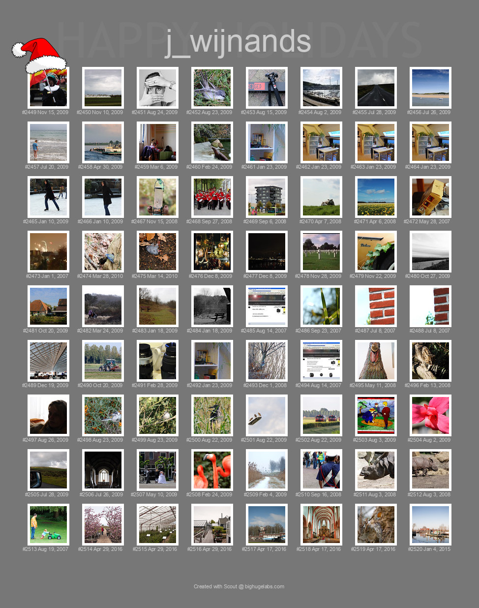 Find your photos in Flickr's Explore pages. Make a unique poster to show the world your achievement.