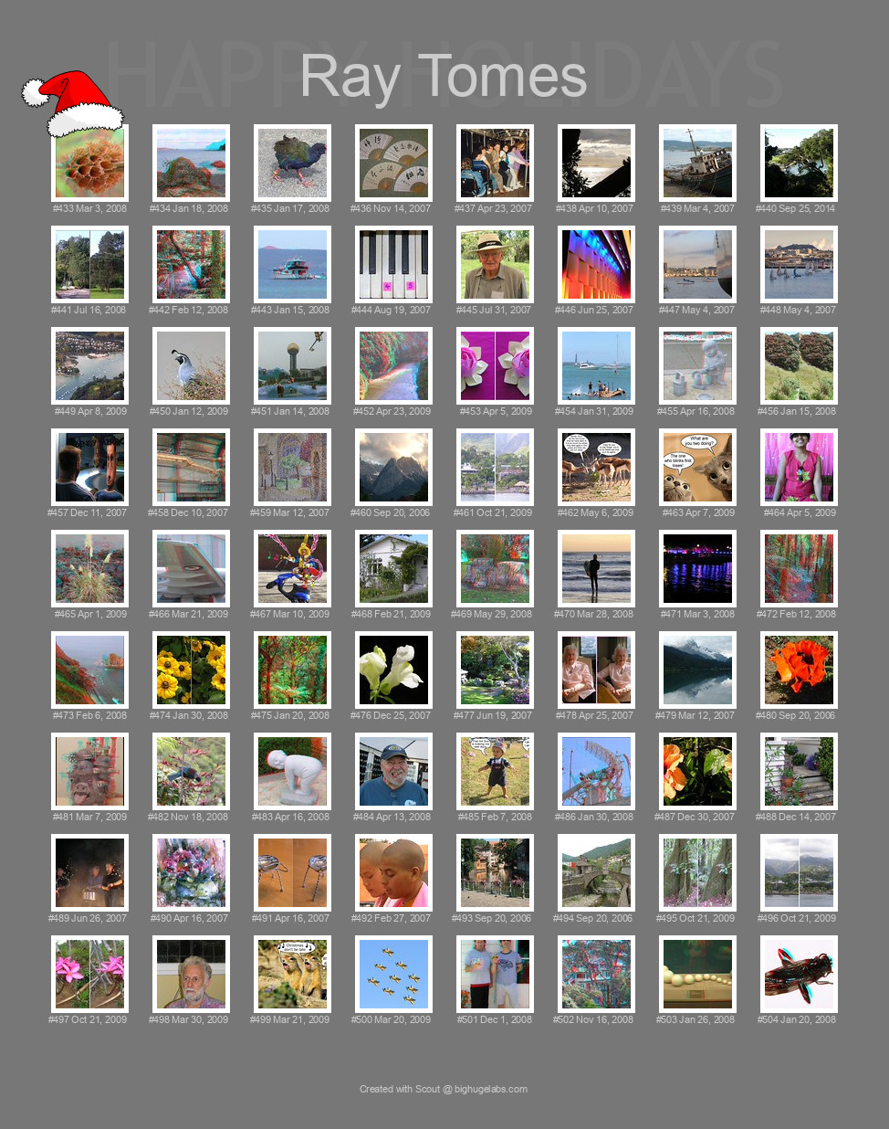 Find your photos in Flickr's Explore pages. Make a unique poster to show the world your achievement.