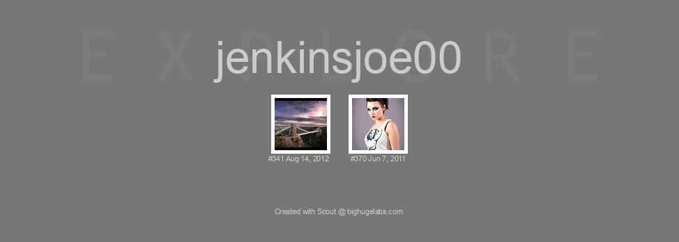 Find your photos in Flickr's Explore pages. Make a unique poster to show the world your achievement.
