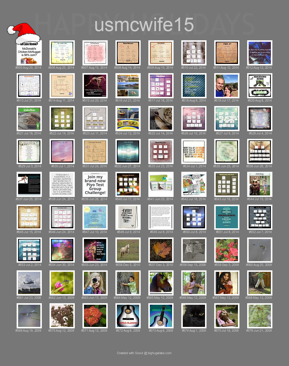 Find your photos in Flickr's Explore pages. Make a unique poster to show the world your achievement.