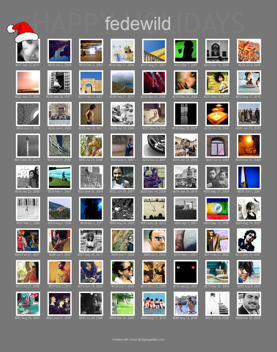 Find your photos in Flickr's Explore pages. Make a unique poster to show the world your achievement.