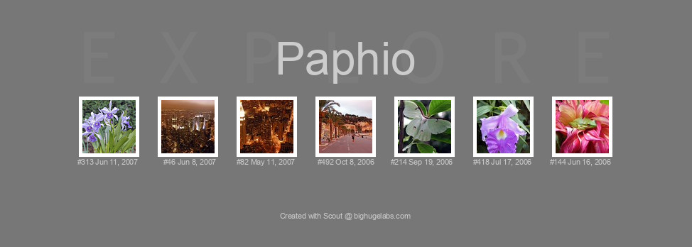 Find your photos in Flickr's Explore pages. Make a unique poster to show the world your achievement.