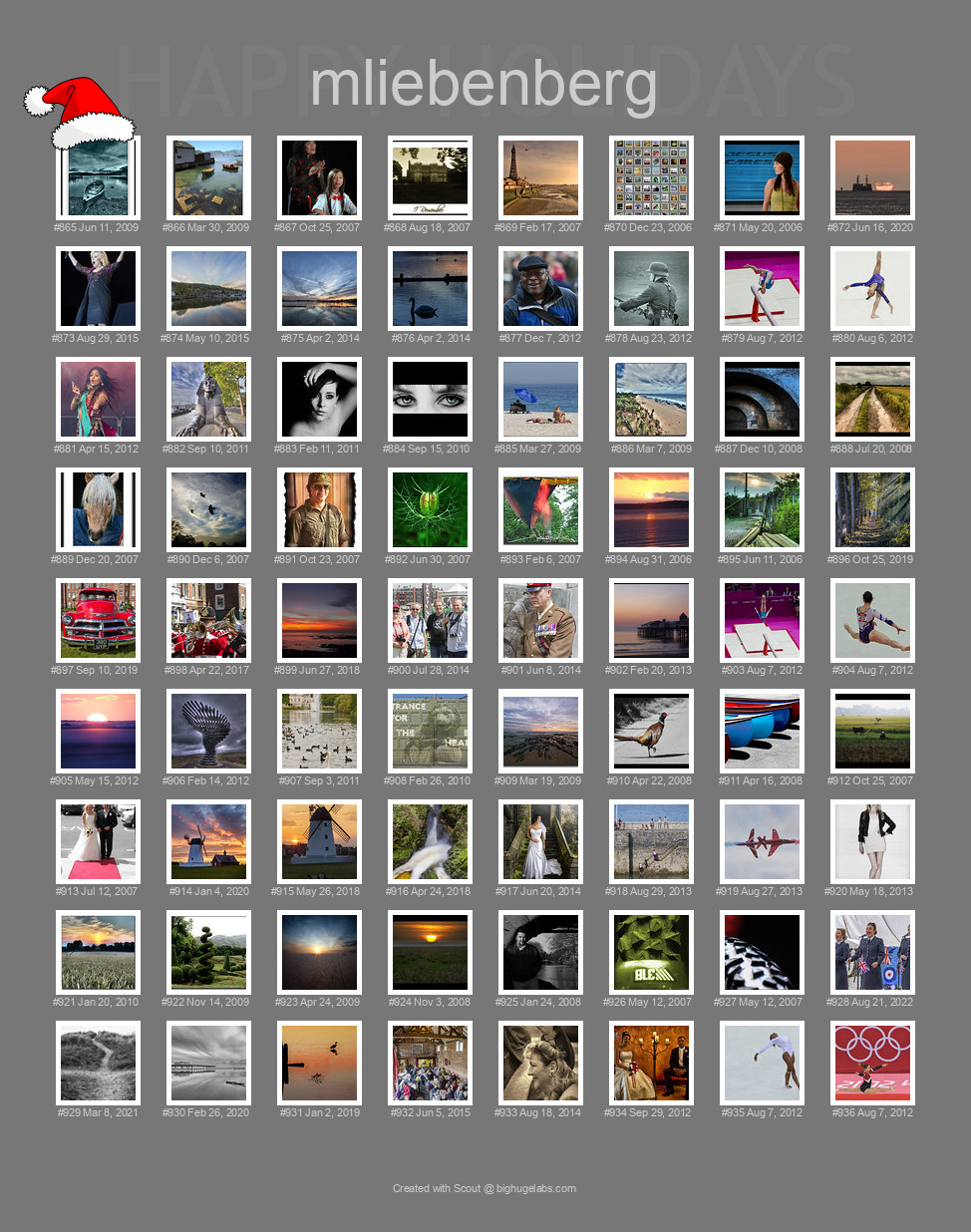 Find your photos in Flickr's Explore pages. Make a unique poster to show the world your achievement.