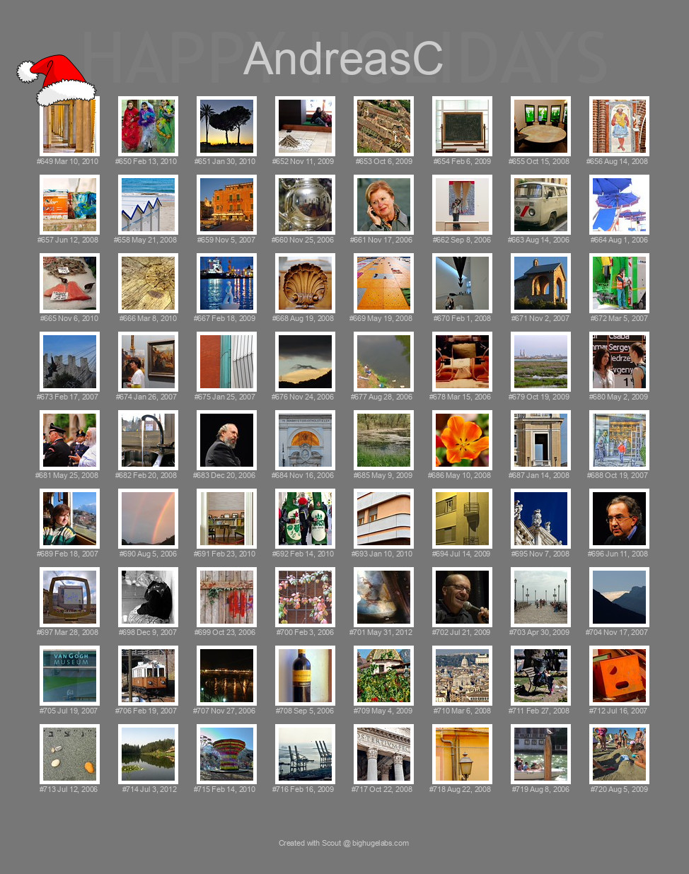 Find your photos in Flickr's Explore pages. Make a unique poster to show the world your achievement.