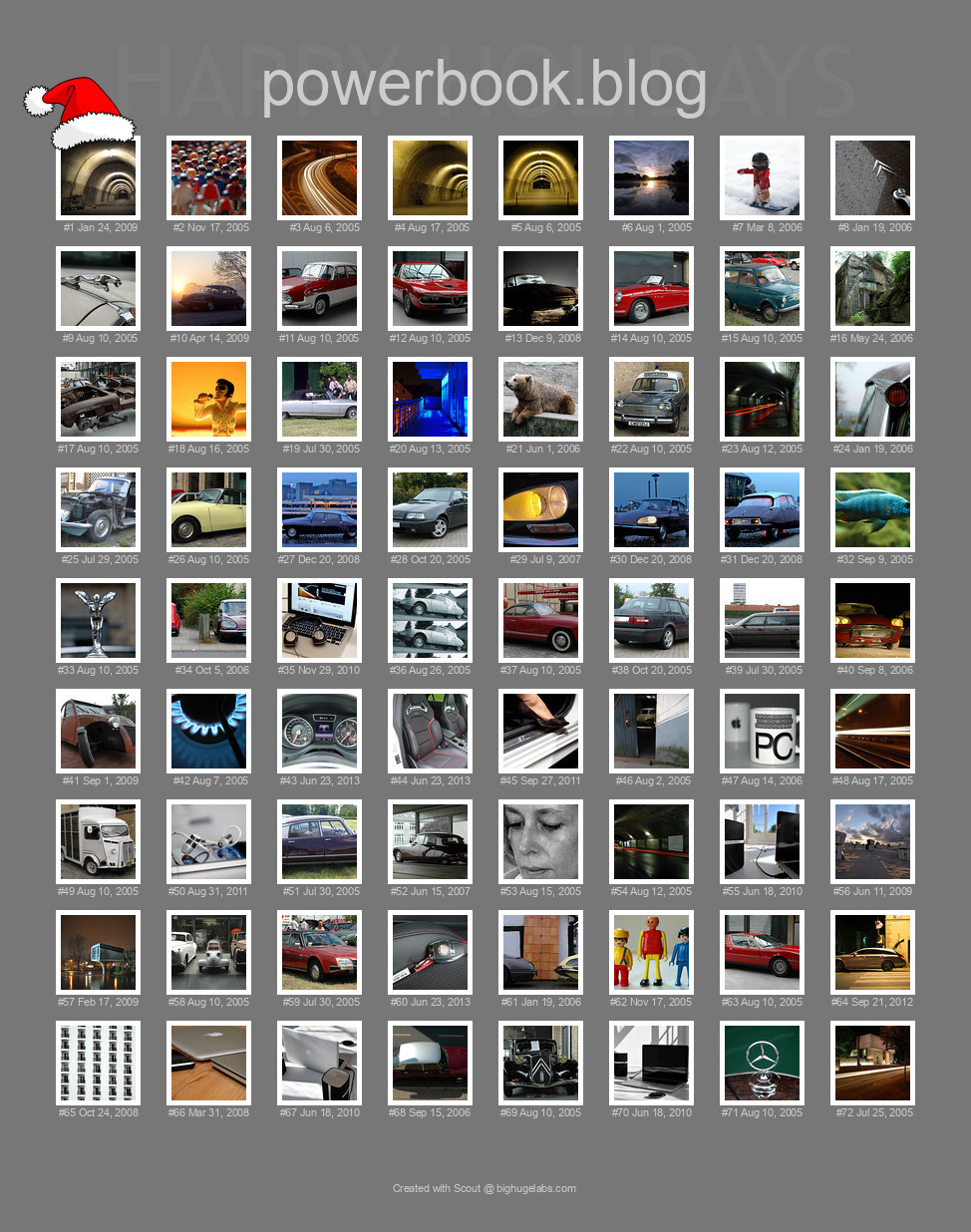 Find your photos in Flickr's Explore pages. Make a unique poster to show the world your achievement.