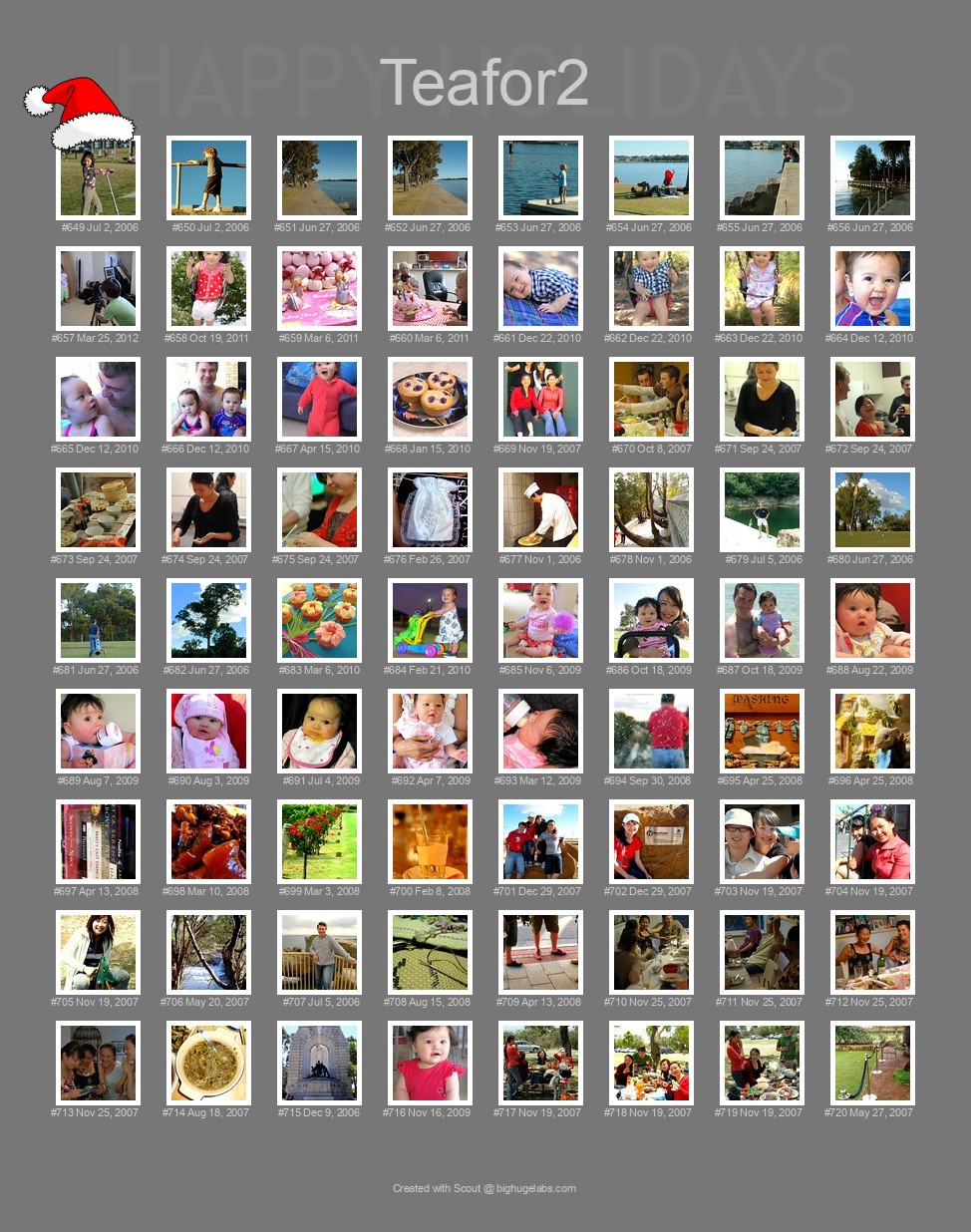 Find your photos in Flickr's Explore pages. Make a unique poster to show the world your achievement.