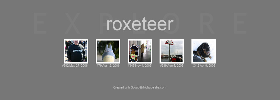 Find your photos in Flickr's Explore pages. Make a unique poster to show the world your achievement.
