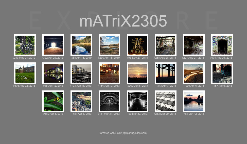 Find your photos in Flickr's Explore pages. Make a unique poster to show the world your achievement.