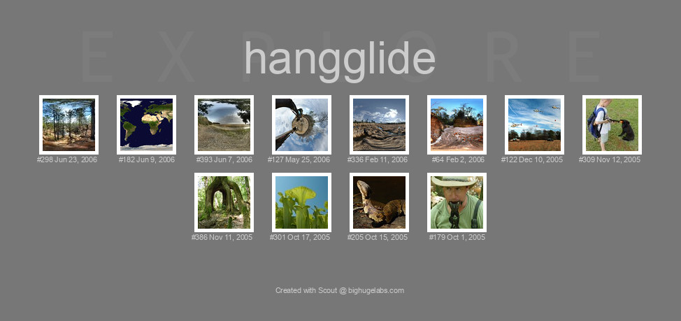 Find your photos in Flickr's Explore pages. Make a unique poster to show the world your achievement.