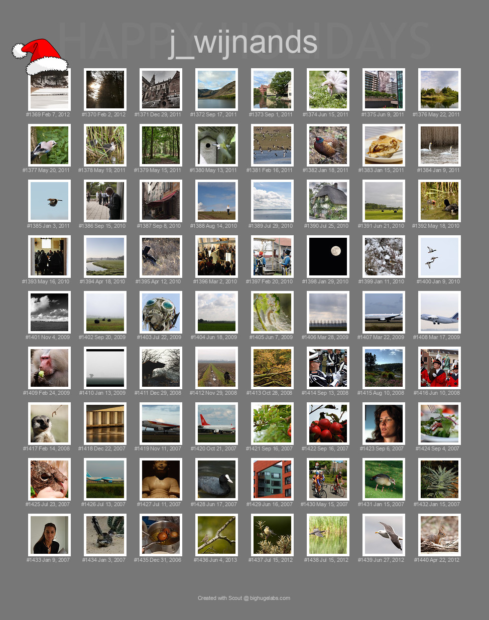 Find your photos in Flickr's Explore pages. Make a unique poster to show the world your achievement.