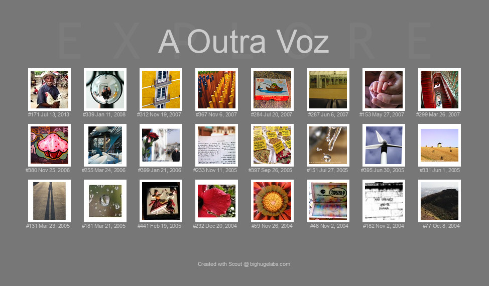 Find your photos in Flickr's Explore pages. Make a unique poster to show the world your achievement.