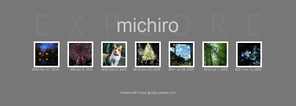 Find your photos in Flickr's Explore pages. Make a unique poster to show the world your achievement.