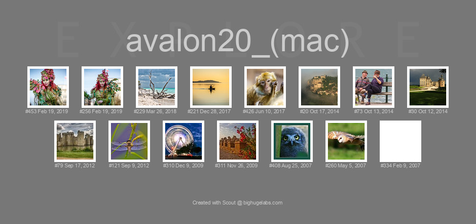 Find your photos in Flickr's Explore pages. Make a unique poster to show the world your achievement.