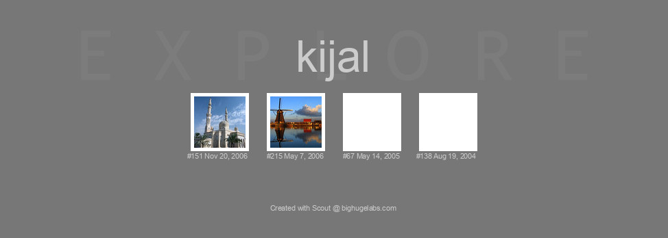 Find your photos in Flickr's Explore pages. Make a unique poster to show the world your achievement.