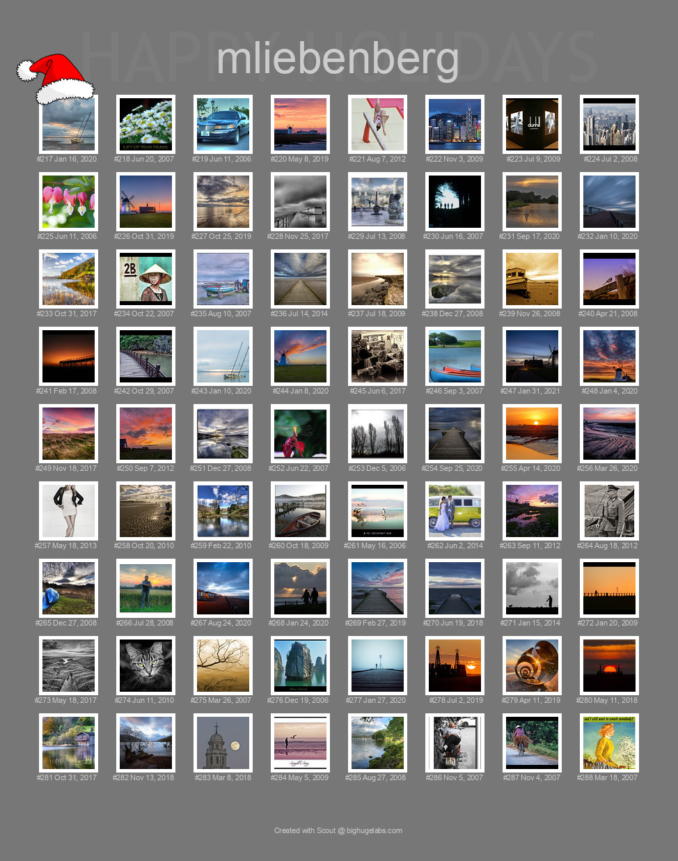 Find your photos in Flickr's Explore pages. Make a unique poster to show the world your achievement.