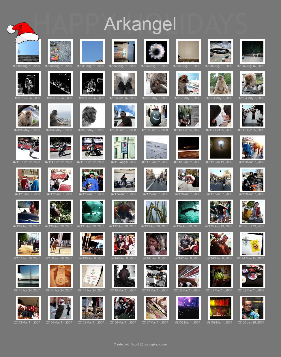 Find your photos in Flickr's Explore pages. Make a unique poster to show the world your achievement.