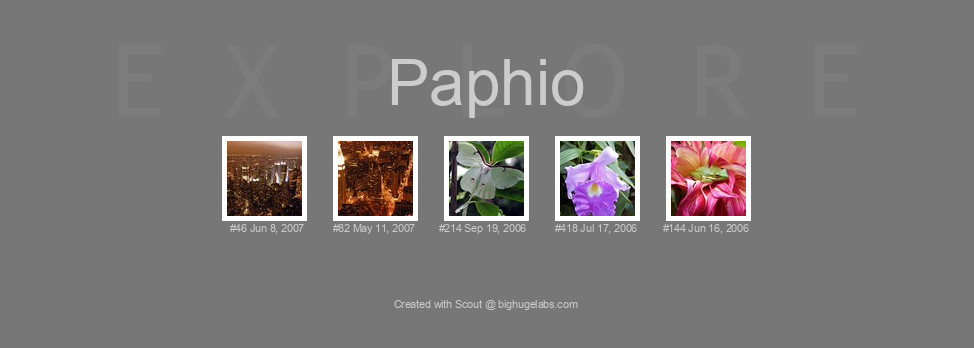 Find your photos in Flickr's Explore pages. Make a unique poster to show the world your achievement.