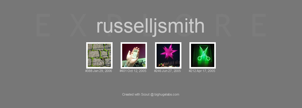 Find your photos in Flickr's Explore pages. Make a unique poster to show the world your achievement.