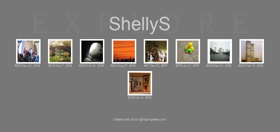Find your photos in Flickr's Explore pages. Make a unique poster to show the world your achievement.