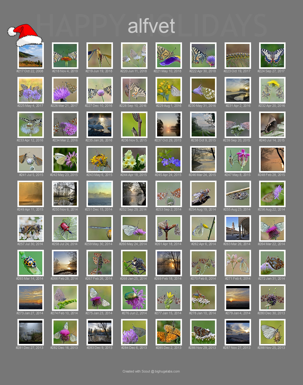 Find your photos in Flickr's Explore pages. Make a unique poster to show the world your achievement.