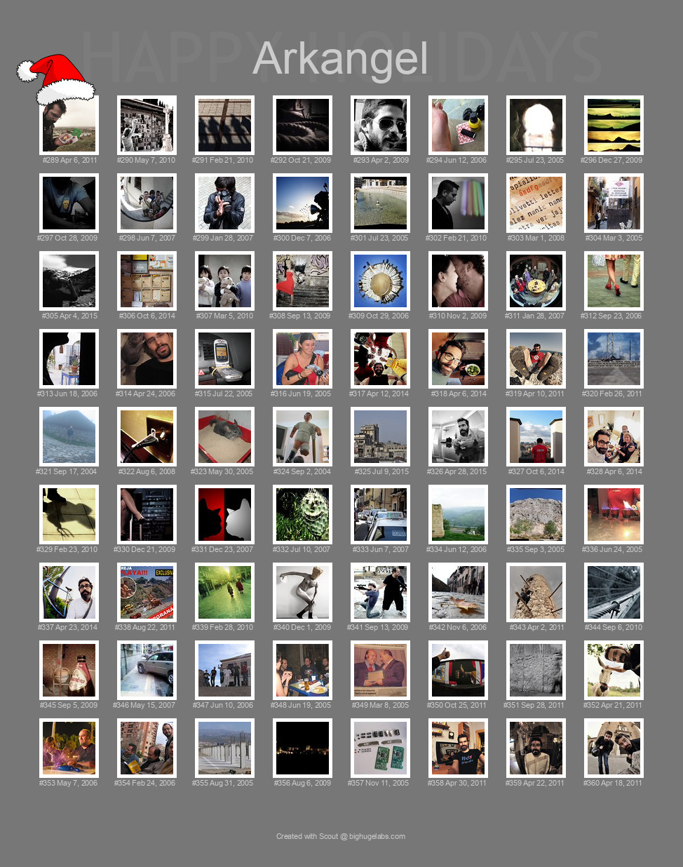 Find your photos in Flickr's Explore pages. Make a unique poster to show the world your achievement.