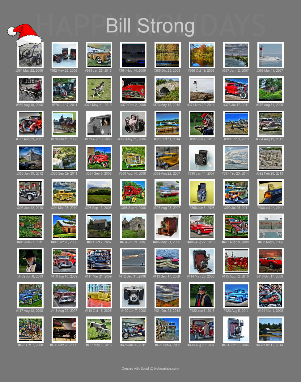 Find your photos in Flickr's Explore pages. Make a unique poster to show the world your achievement.