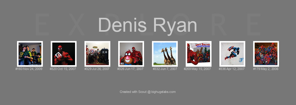 Find your photos in Flickr's Explore pages. Make a unique poster to show the world your achievement.