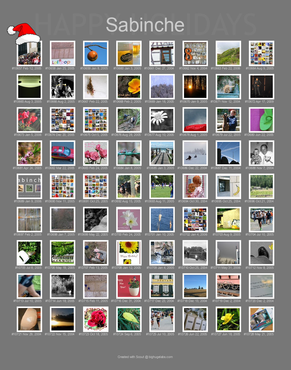 Find your photos in Flickr's Explore pages. Make a unique poster to show the world your achievement.