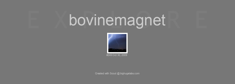 Find your photos in Flickr's Explore pages. Make a unique poster to show the world your achievement.