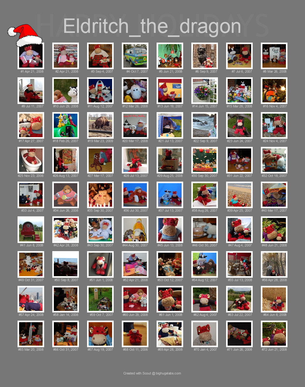 Find your photos in Flickr's Explore pages. Make a unique poster to show the world your achievement.