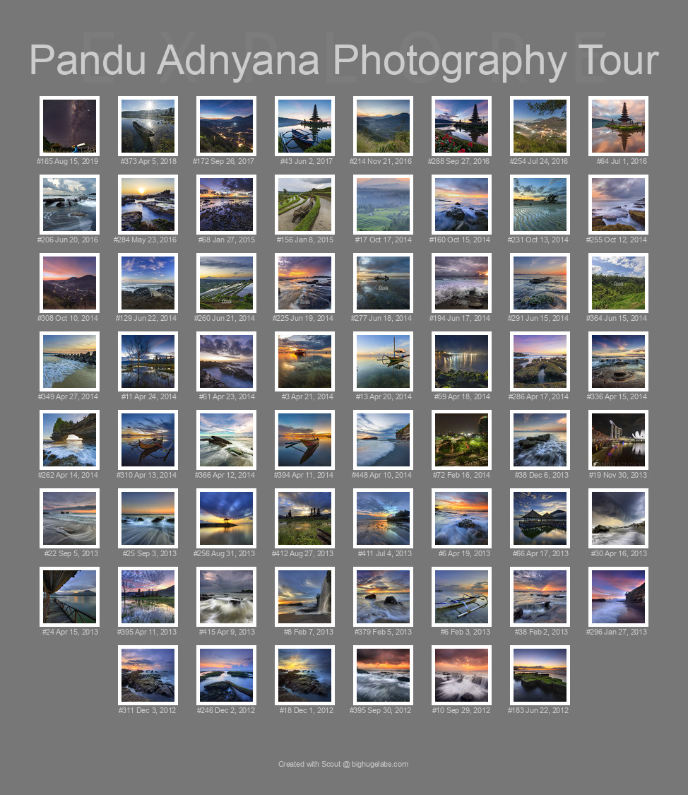 Find your photos in Flickr's Explore pages. Make a unique poster to show the world your achievement.