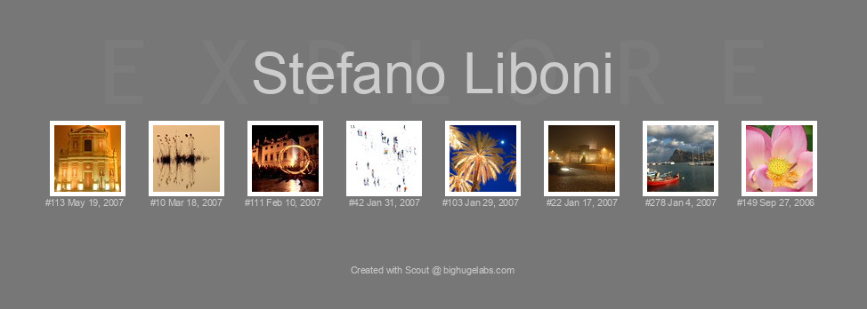 Find your photos in Flickr's Explore pages. Make a unique poster to show the world your achievement.