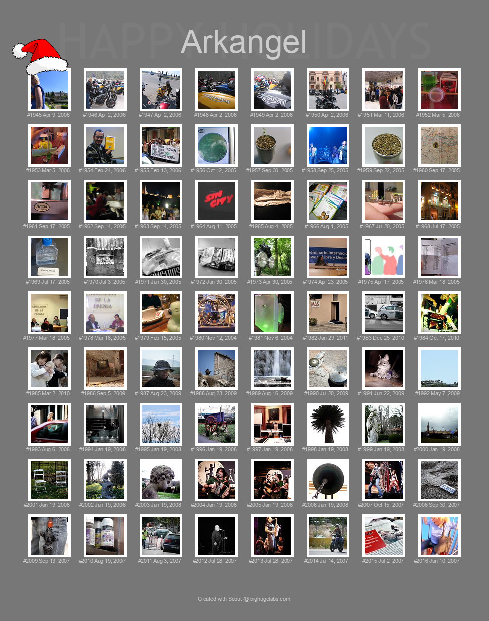 Find your photos in Flickr's Explore pages. Make a unique poster to show the world your achievement.