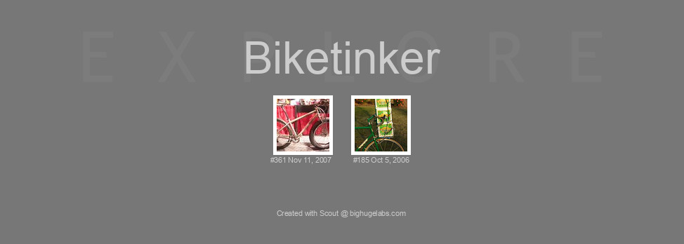 Find your photos in Flickr's Explore pages. Make a unique poster to show the world your achievement.