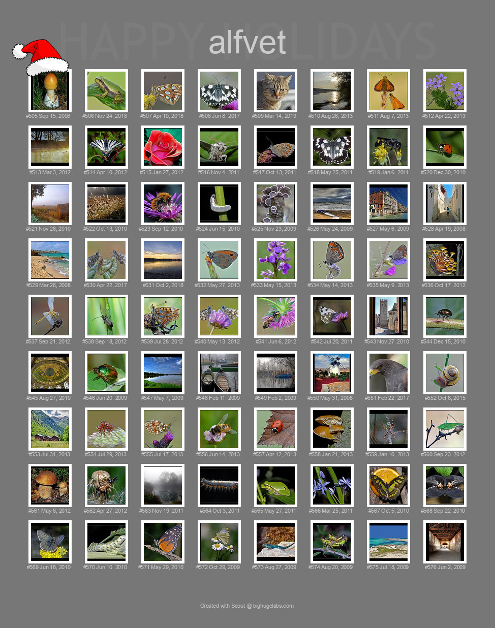 Find your photos in Flickr's Explore pages. Make a unique poster to show the world your achievement.