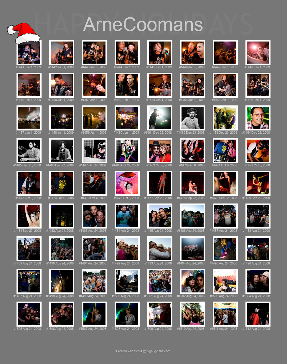 Find your photos in Flickr's Explore pages. Make a unique poster to show the world your achievement.