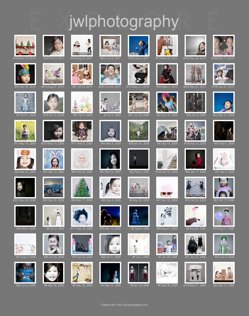 Find your photos in Flickr's Explore pages. Make a unique poster to show the world your achievement.