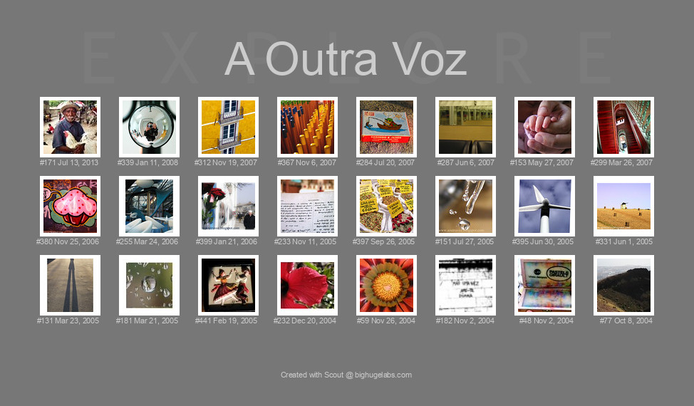Find your photos in Flickr's Explore pages. Make a unique poster to show the world your achievement.