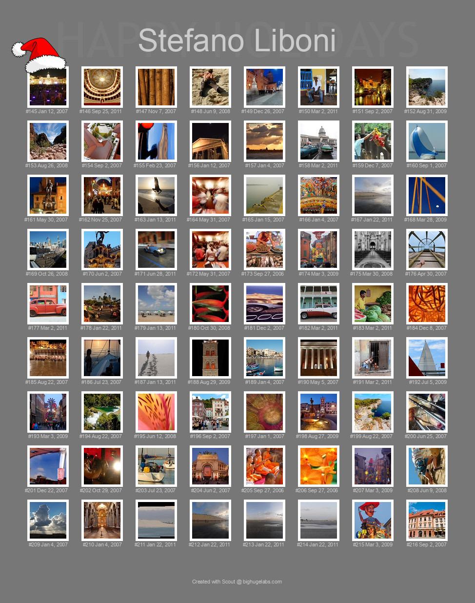 Find your photos in Flickr's Explore pages. Make a unique poster to show the world your achievement.