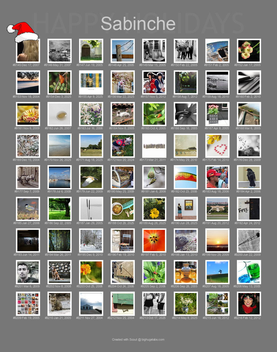 Find your photos in Flickr's Explore pages. Make a unique poster to show the world your achievement.