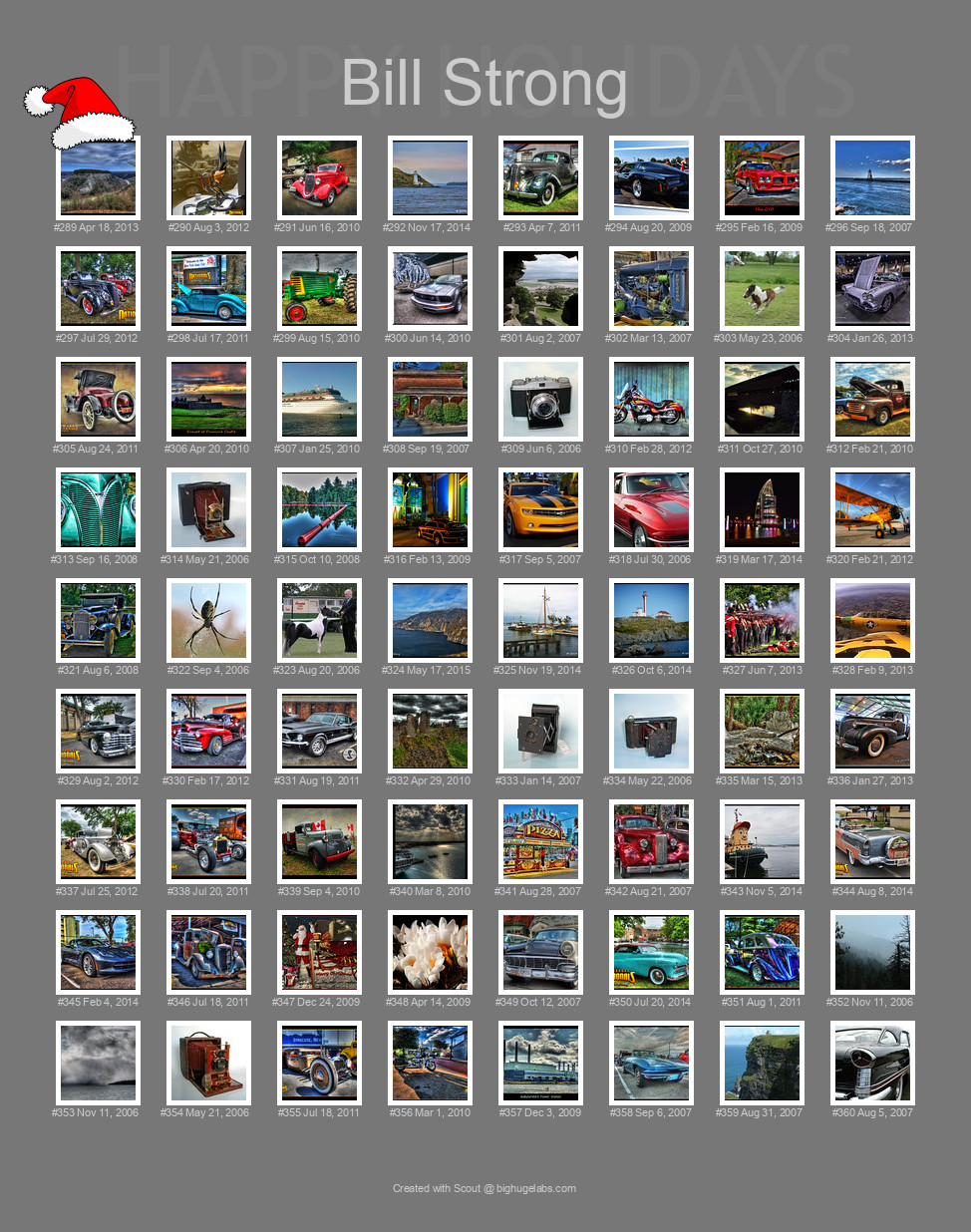 Find your photos in Flickr's Explore pages. Make a unique poster to show the world your achievement.