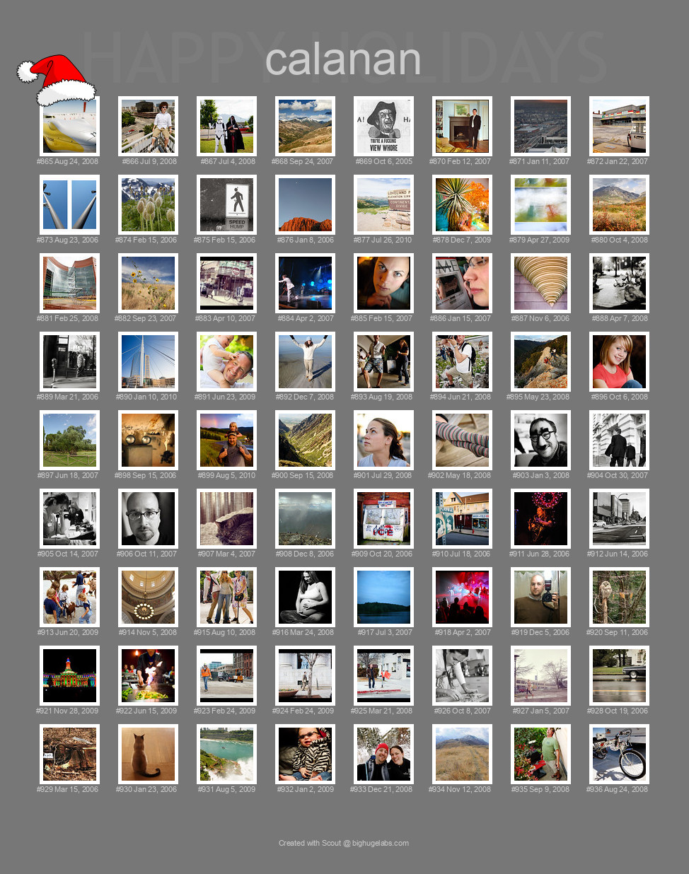 Find your photos in Flickr's Explore pages. Make a unique poster to show the world your achievement.
